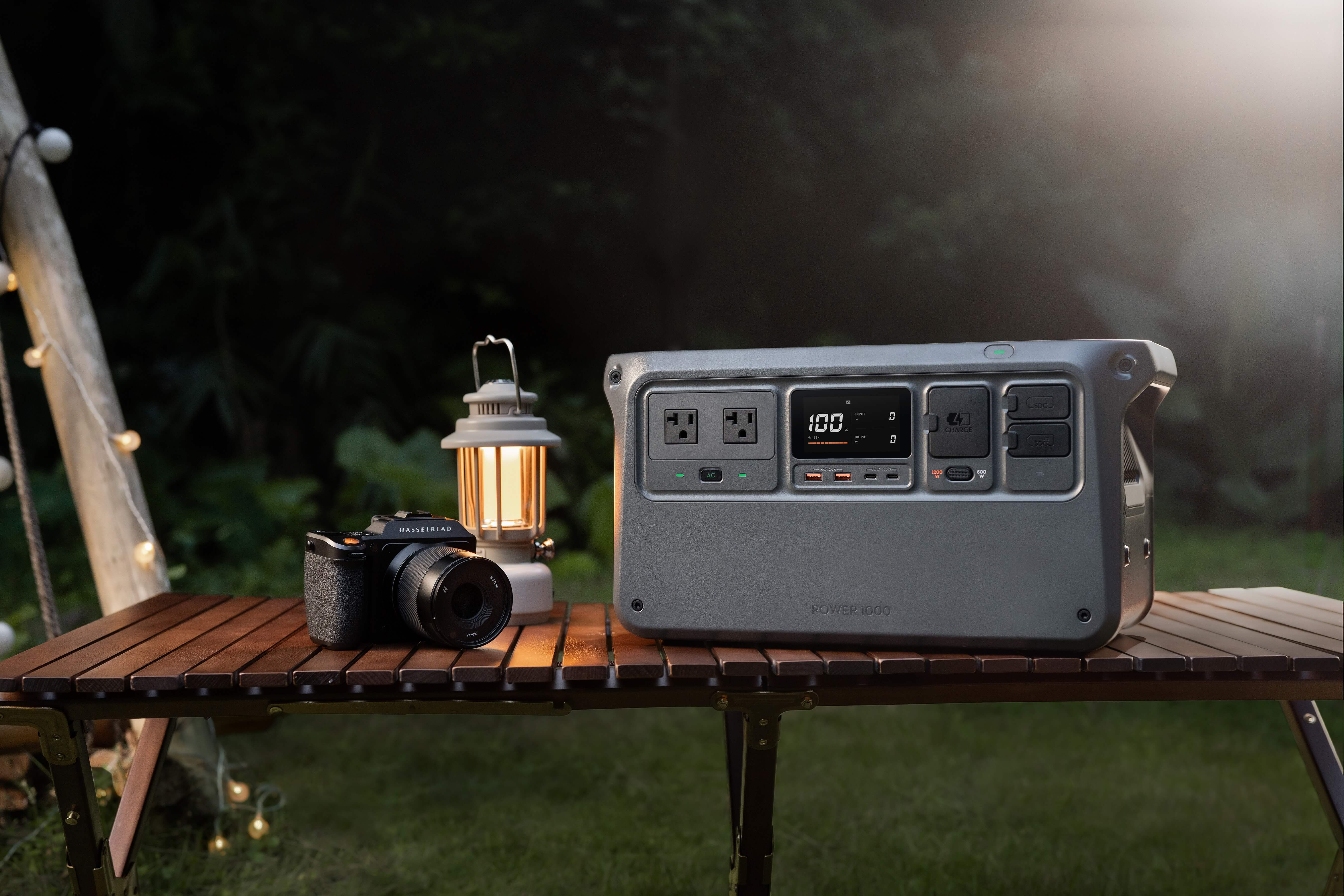 use portable power station during camping