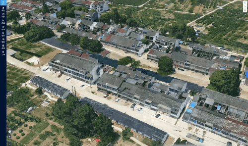 该村重点区域的实景三维模型