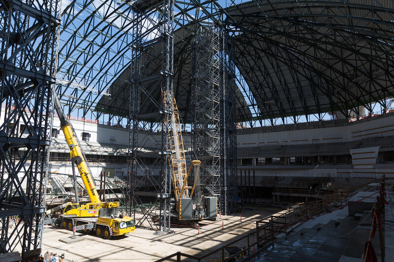 Dickies Arena interior